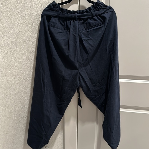 Belted high waisted trousers - Picture 5 of 5